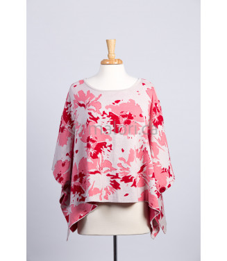 PONCHO-eve floral